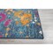 Homeroots 8 x 10 ft. Denim Blue Florals Distressed Area Rug 385182 - alternate 5
